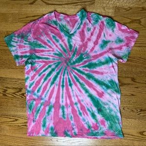 Custom Chromatica tie dye tee